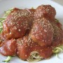 Low-Glycemic Paleo Spaghetti and Meatballs